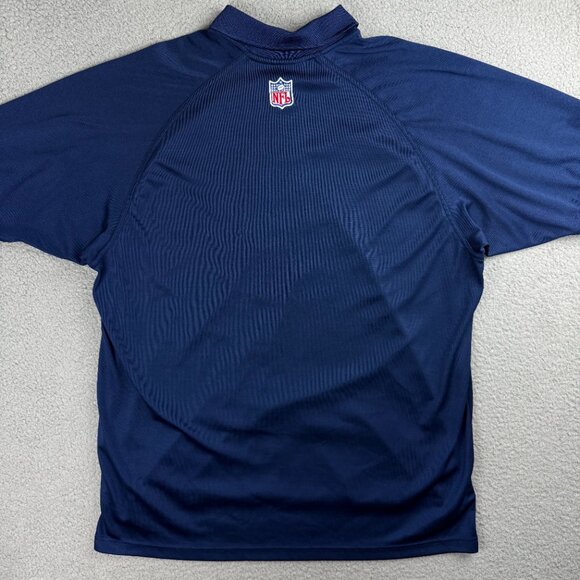 Vintage Dallas Cowboys Polo Shirt Men Extra Large XL Navy Blue Nike Pro Line NFL - Picture 3 of 11